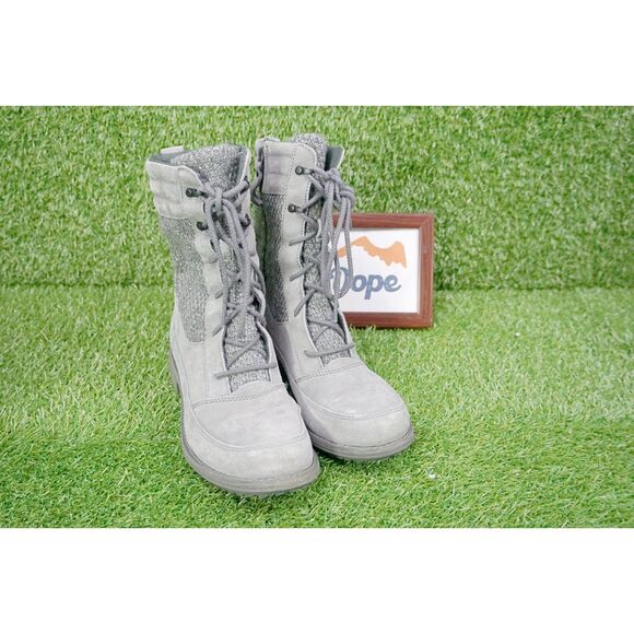 The North Face Gray Midcalf Lace Up Boots - Women's Size 7 - Picture 6 of 8